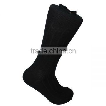 mens black business socks/cheap bulk stock socks