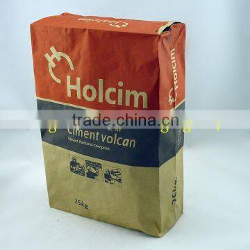 25kg 50kg kraft paper valve bags for sale