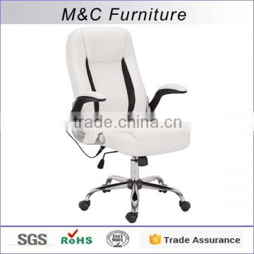 High quality white PU bodycare healthy massage office chair
