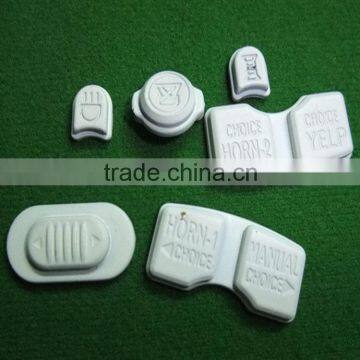 China manufacturer custom round rubber button