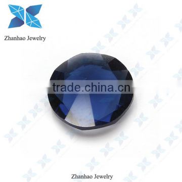Wholesale round synthetic custom glass gems