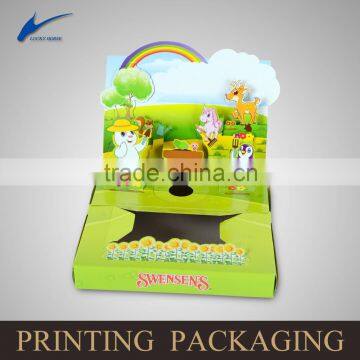 Kid's food paper pop-up paper box