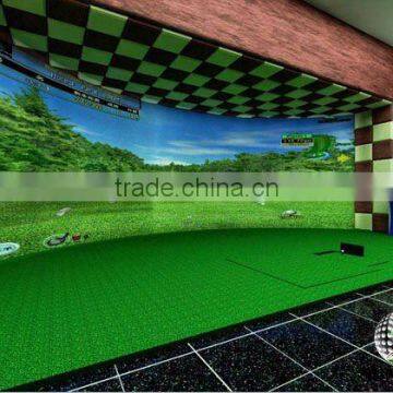 china 3D screen golf simulator