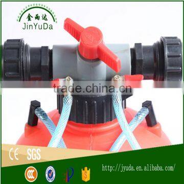 Eco-friendly plastic venturi fertilizer injector for irrigation system