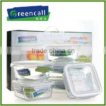 6pcs Heat resistant microwave safe lunch box set