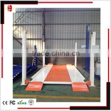 four post hydraulic car parking lift with cheap price