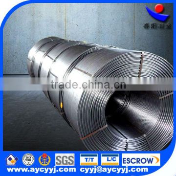 China supply CaFe metal alloy cored wire for steelmaking