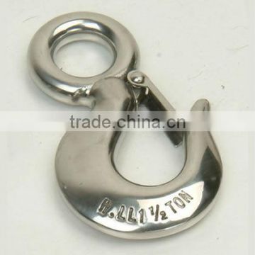 stainless steel eye slip hook with latch