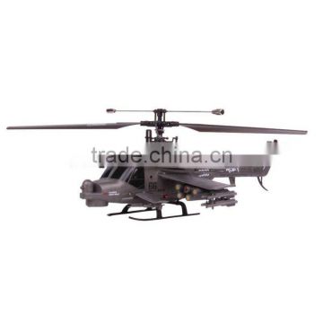 Single propeller four channels helicopter