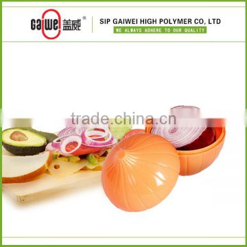 beutiful onion shape container,plastic fruit saver;plastic lemon saver;
