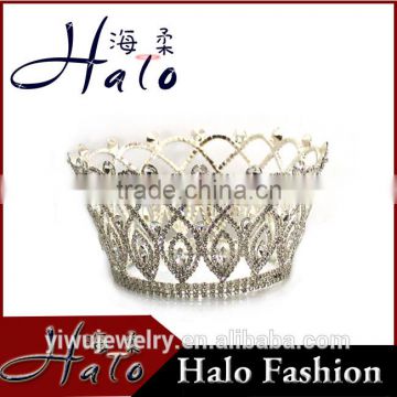 2015New Large beauty queen crowns for dancing party wedding tiaras