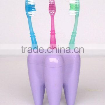 ABS Teeth Shaped Toothbrush Stand or Toothbrush holder (purple)