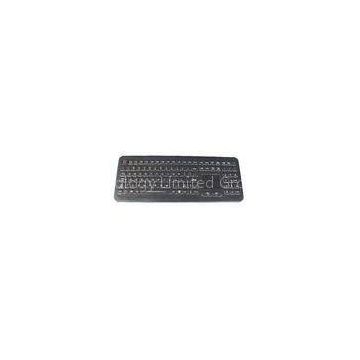 IP65 dynamic Illuminated USB Keyboard silicone with ruggized touchpad