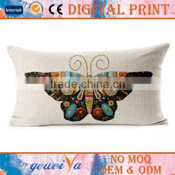 Custom Digital Printed Cotton Linen Cushion