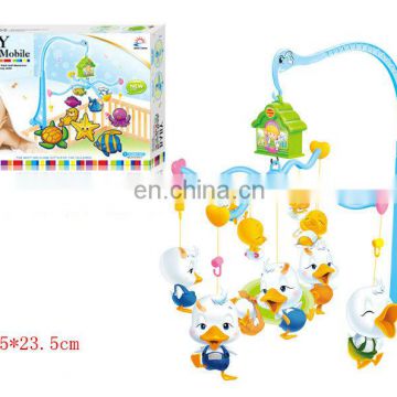 2014 funny cartoon plastic baby bell rattle toys for kids & EN71