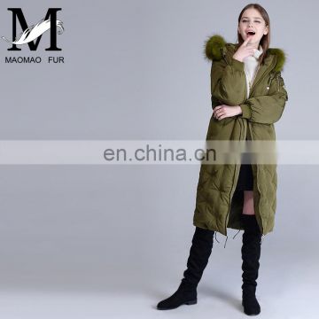 Factory Big Fur Hood Down Coat New Model Waterproof Wholesale Classic Winter Down Coat Importer