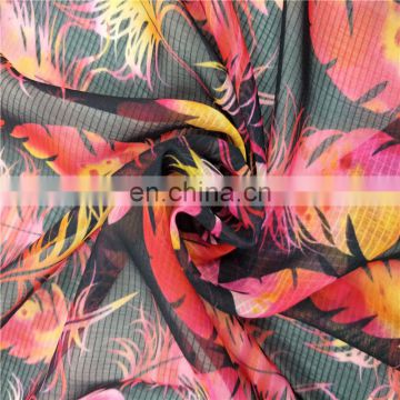 Custom Design High Quality Digital Printing Service on Rayon Elastic Single Jersey Fabric