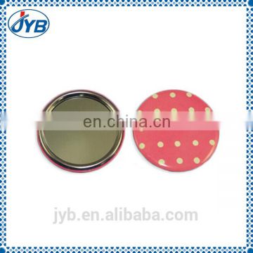 High quality small cosmetic bag mirror with zipper