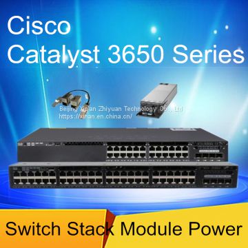Cisco WS-C3650-24TS-L 24 Ethernet ports, LAN Base Switch, 4 x 1G Uplinks