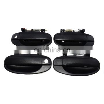 Front &Rear Black Outside Outer Exterior Door Handles Fit For Chevy Aveo 2004-2008