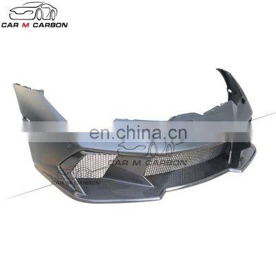 Factory price LP610 V style carbon fiber front bumper for lp610 autoparts car bumper lip