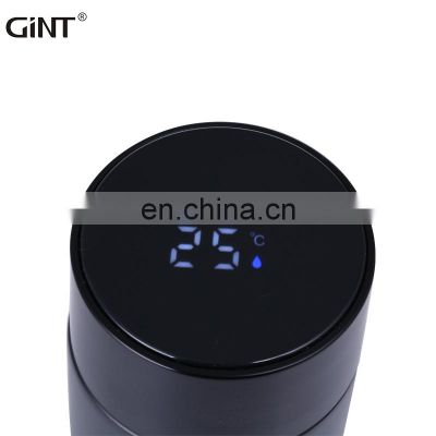 Gint Popular Stainless Steel Vacuum LED display bottle Double Wall for Office Thermal Temperature showing Water Bottle