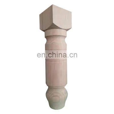 custom professional unfinished solid wood table legs for billiard table