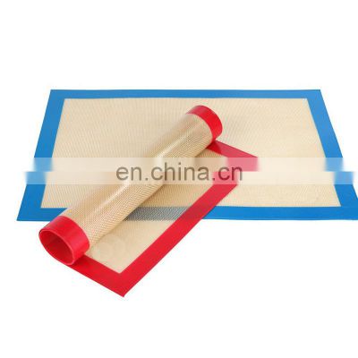 OEM Custom Safe Kitchen High Quality Non Stick Wholesale Sheet Baking Mat Silicone