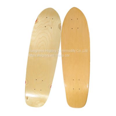 Wholesale 8 inch 7ply Russian Maple Old School Skateboard Deck for Cruiser Decks on Sale