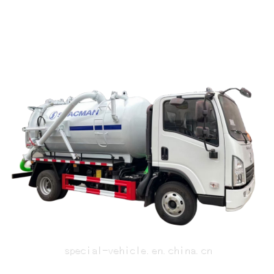 Sino Sewage suction truck is 5 cubic meters