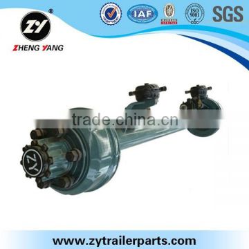 available for retail outboard drum square tube axle for truck trailer