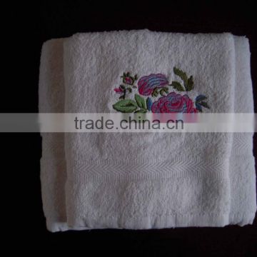 embroidery cotton towels for facial