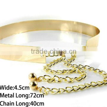 fashion gold metal waist belt buckle