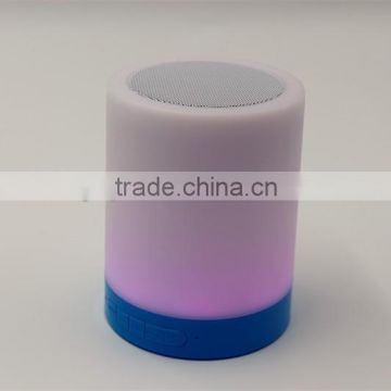 hot sale blue nano bluetooth speaker with LED