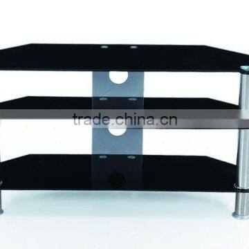 hot sale black glass TV stand