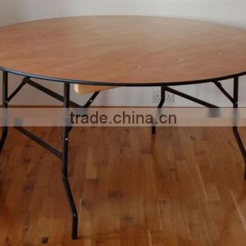 Wholesale rental plywood folding table garden table dining table