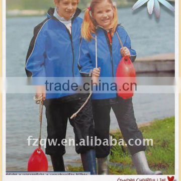 kids sportwear clothes waterproof rain suits