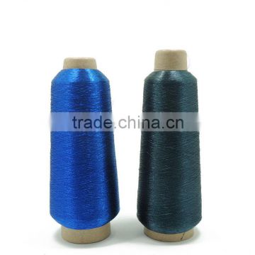 Jingxin MS type 1/100" mulitcolor polyester metallic embroidery thread machine thread