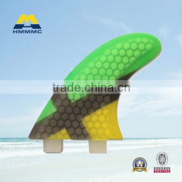 Honeycomb surfboard fins