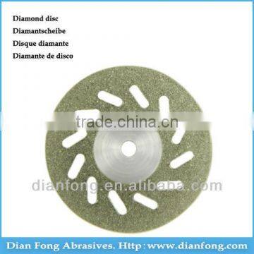 Em19D20 19mm Flexible Miniature Perforated Dental Full Coated Diamond Disc Concrete Grinding Wheel