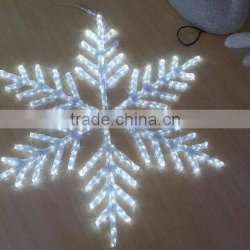 Hanging Christmas ornament 3d motif snowflake lights,light up led snowflake wand winter princess hallow