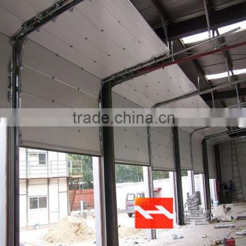 China electrical Sectional industril overhead sliding Garage Door suppliers (HF-J503)