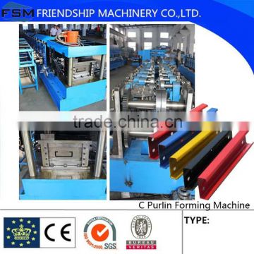 C Channel Roll Forming Production line