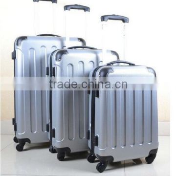 2015 Decent abs/pc trolley bag/trolley luggage with 4 universal wheels