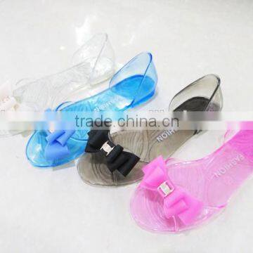 2015 New PVC Jelly Fashion Flats for Women