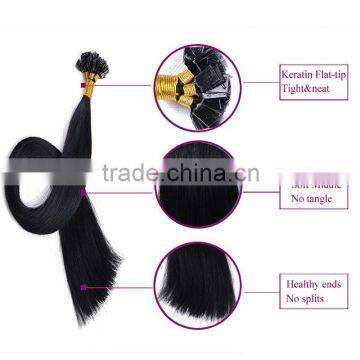 wholesale u tip hair extension type brazilian hair product human u tip hair extension