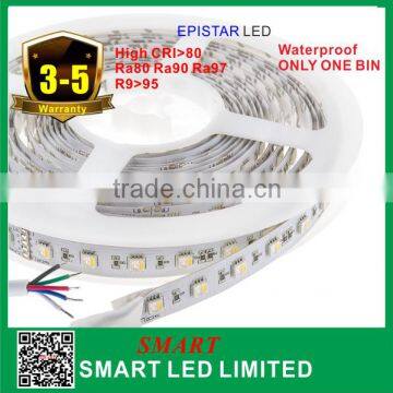 5 meter led light waterproof 5050 rgbw strip light