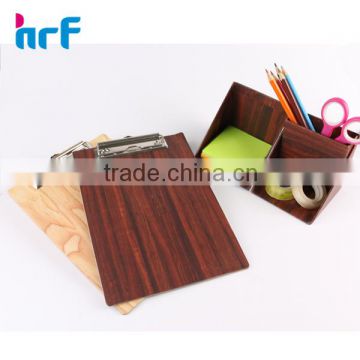 A4 /A5 Wooden looks clip board stationery office supply