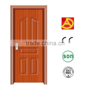 Luxury Sapele Solid Core Panel Door Interior Wood Bedroom Door DA-224
