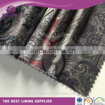 floral printed Wholesale Cheap Polyester Satin Fabric 100% Polyester Satin For garment dress